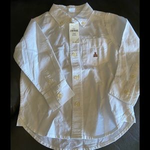 Bnwt gap white collar shirt